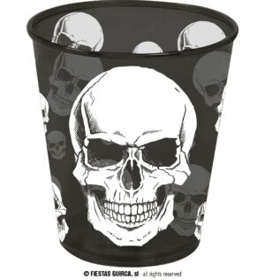 VASO CALAVERA 9X10 CMS., PLASTICO