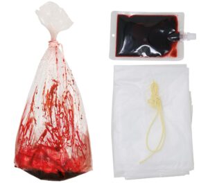 BOLSA ENSANGRENTADA CON CUERDA DE 150 CMS.