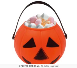 CALABAZA CESTO, NARANJA, 15 CMS.