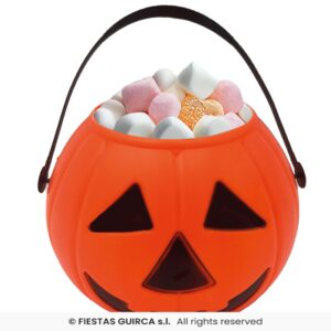 CALABAZA CESTO, NARANJA, 15 CMS.