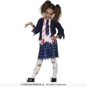 DISFRAZ COLEGIALA ZOMBIE 10-12 Años