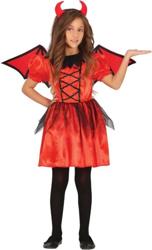 DISFRAZ DIABLESA 3–4 AÑOS