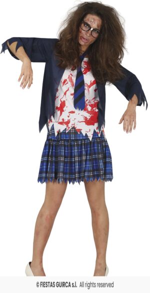DISFRAZ COLEGIALA ZOMBIE  42-44 (L)