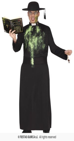 DISFRAZ CURA EXORCISTA ZOMBIE (L)