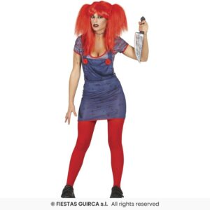 DISFRAZ CHUCKY MUJER RAG DOLL (M)