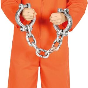 DISFRAZ CONVICTO NARANJA PRESO 10-12 AÑOS