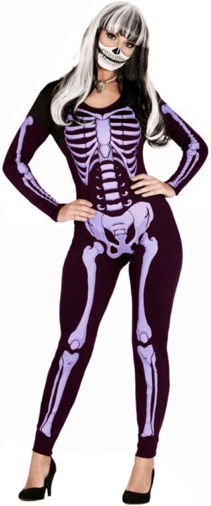 DISFRAZ ESQUELETO MUJER T.L 42-44