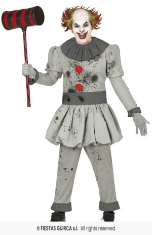 DISFRAZ PAYASO IT BAD CLOWN (L)