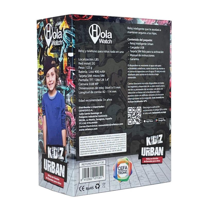 Reloj Inteligente Hola Watch "Urban" Black - Imagen 3