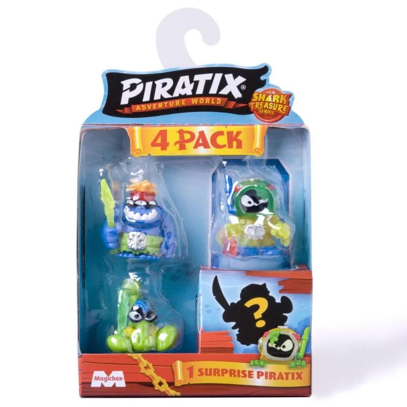 Piratix Shark Treasure 4 Pack