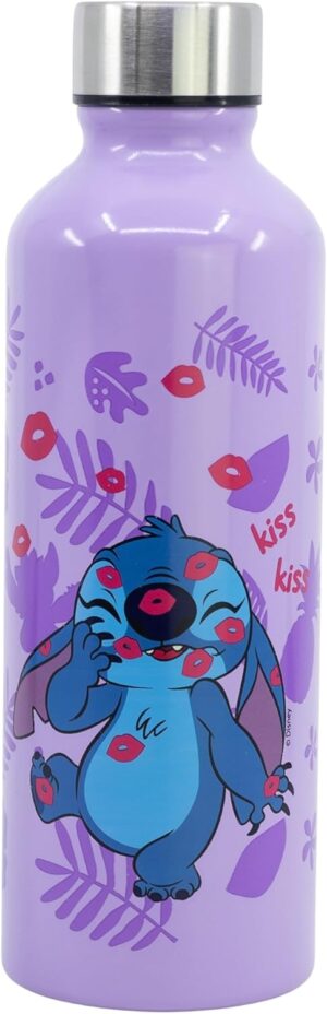 otella de Aluminio Disney Stitch Lila de 755 ml