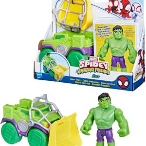 Spidey Set Figura Y Camión Demoledor Hulk Con Accesorios