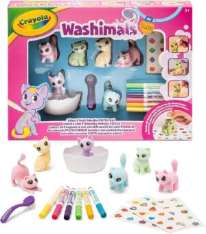Washimals Nueva Bañera y 6 Mascotas Pastel