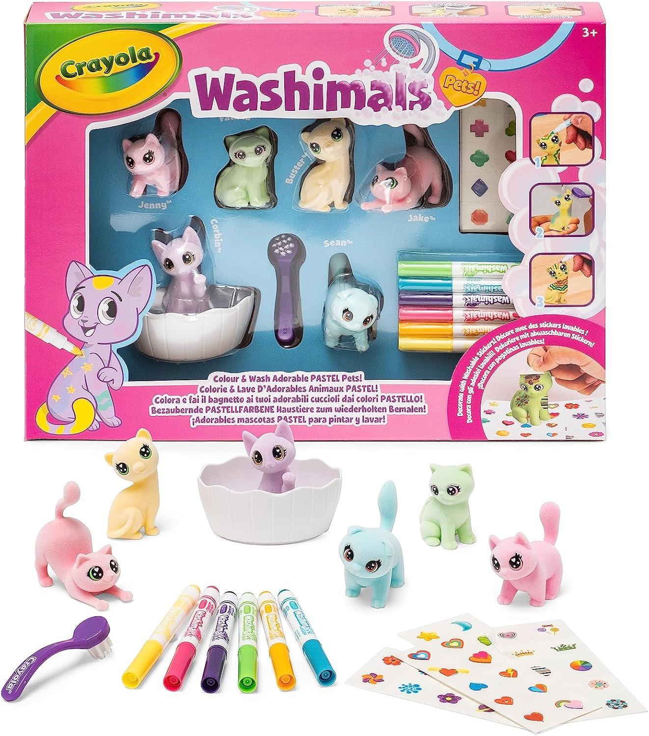 Washimals Nueva Bañera y 6 Mascotas Pastel
