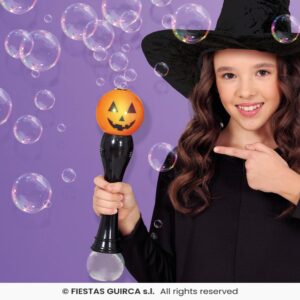 VARITA LED HALLOWEEN CON BURBUJAS 36 CMS