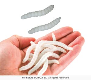 BLISTER 20 GUSANOS ELASTICOS 4 CMS