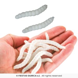 BLISTER 20 GUSANOS ELASTICOS 4 CMS