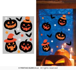 DECORACION GEL CALABAZAS 20X25 CM