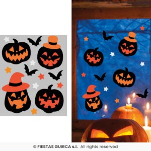 DECORACION GEL CALABAZAS 20X25 CM