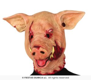MASCARA CERDO TERROR LATEX