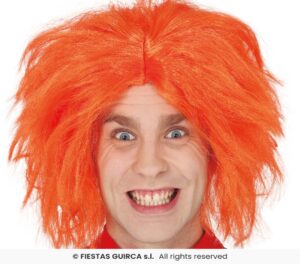 PELUCA NARANJA CHUCKY MUÑECO DIABOLICO