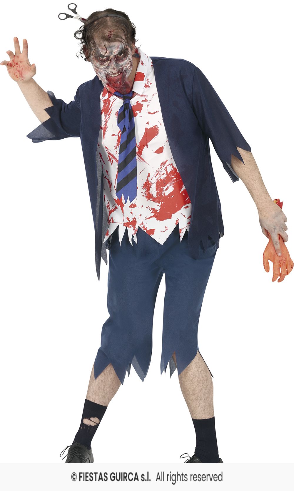 DISFRAZ COLEGIAL ZOMBIE 14-16 AÑOS