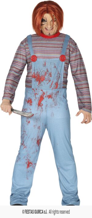 DISFRAZ CHUCKY KILLER DOLL 14-16 Años