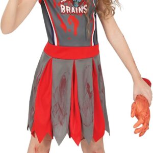 DISFRAZ ANIMADORA ZOMBIE 5-6 AÑOS