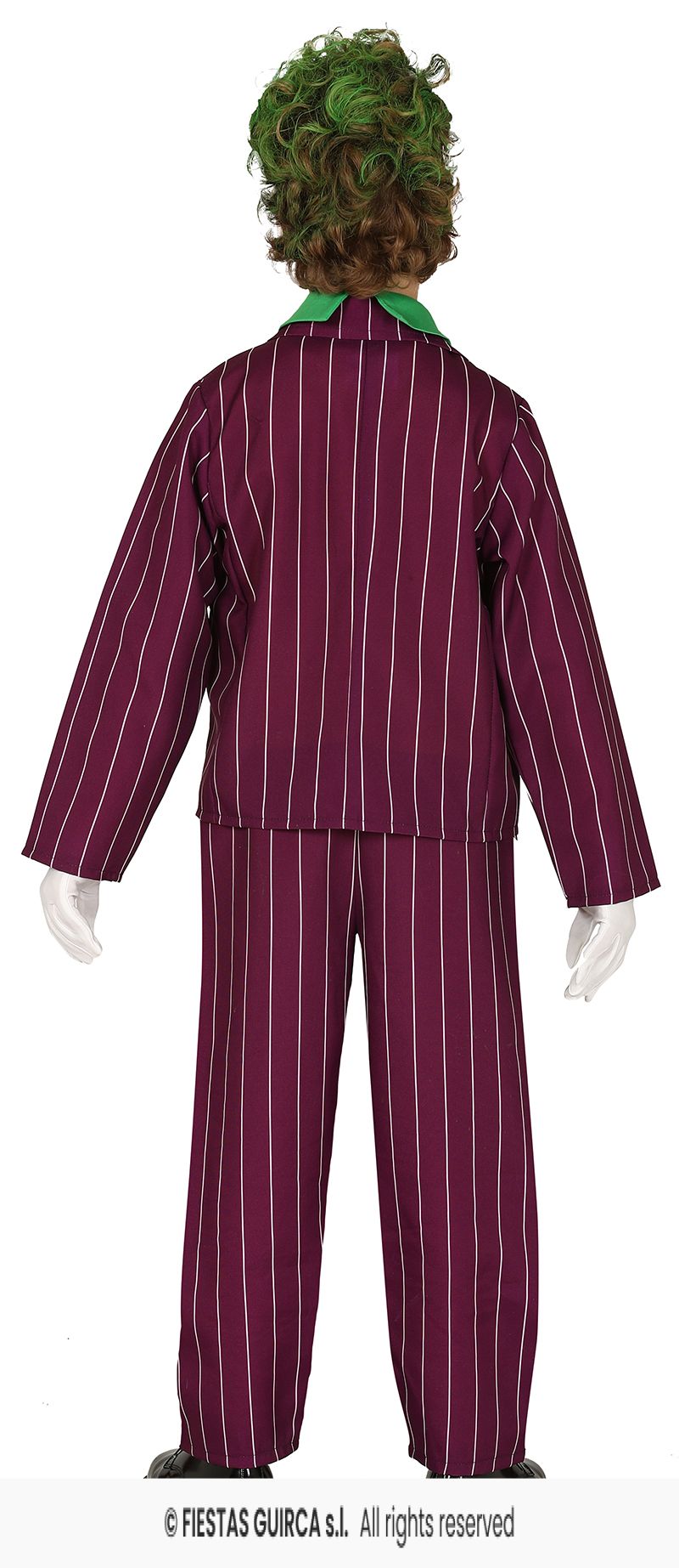 DISFRAZ JOKER CRAZY VILLAIN 5-6 Años - Imagen 2