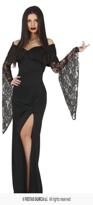 DISFRAZ VIUDA NEGRA MORTICIA XL 44-46