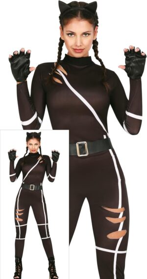DISFRAZ CATWOMAN BLACK CAT T.M 38-40