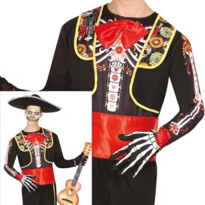 DISFRAZ CATRIN MARIACHI SKELETON T.M 48-50