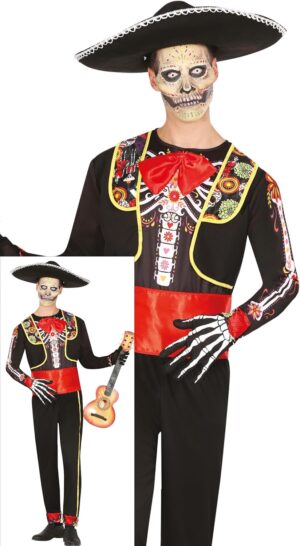 DISFRAZ CATRIN MARIACHI SKELETON T.M 48-50