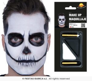 Blister maquillaje blanco y negro con 2 barras