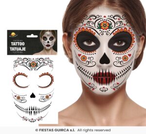 TATUAJE CARA CATRINA