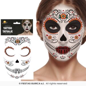 TATUAJE CARA CATRINA