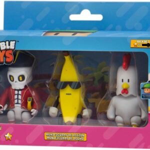 Stumble Guys Figura Accion 7,5Cm Pk 3