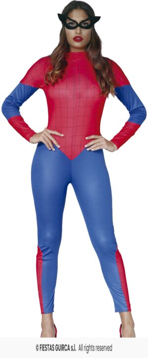 DISFRAZ SUPERHEROINA SPIDERGIRL T.S 36-38