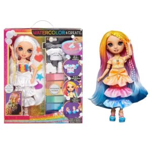 Rainbow High Muñeca WaterColor & Create - Ojos Marrones