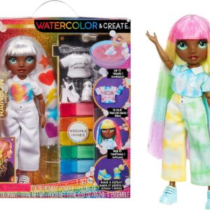 Rainbow High Muñeca WaterColor & Create - Ojos Verdes