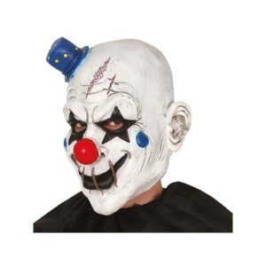 MASCARA PAYASO CON GORRITO LATEX