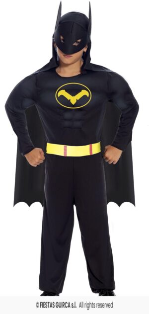DISFRAZ BLACK HERO BATMAN 10-12 AÑOS