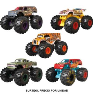 Hot Wheels Monster Trucks Vehículos Grandes Escala 1:24 Surtido