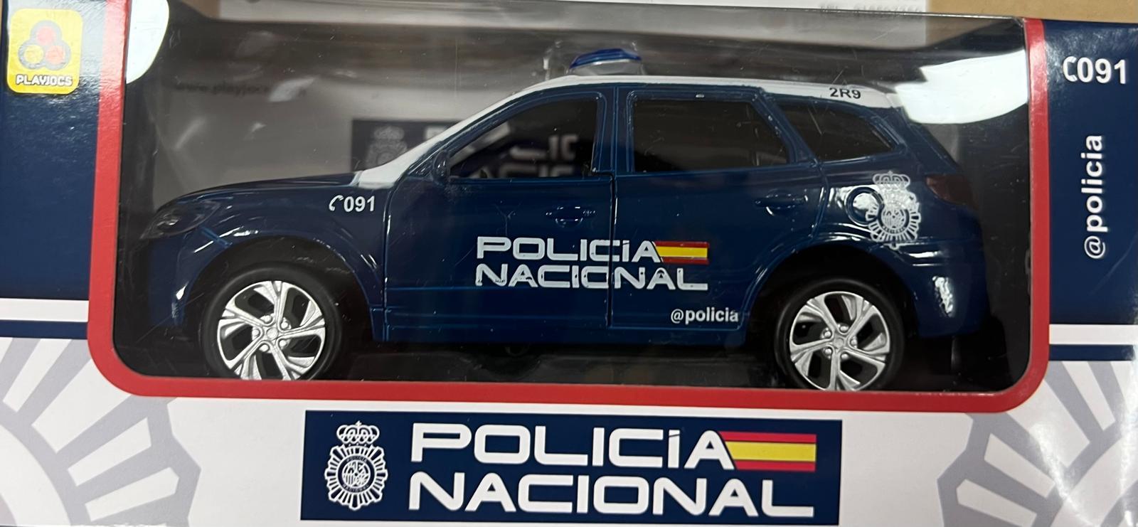 Coche Policía Nacional Coche metálico juguete para niños y coleccionistas.
