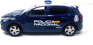 Coche POLICÍA Nacional. Vehículo metálico, Juguete Ideal para niños y coleccionistas.