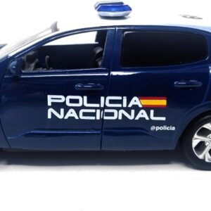 Coche POLICÍA Nacional. Vehículo metálico, Juguete Ideal para niños y coleccionistas.
