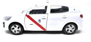 Taxi Madrid. vehículo metálico, Juguete Ideal para niños y coleccionistas.