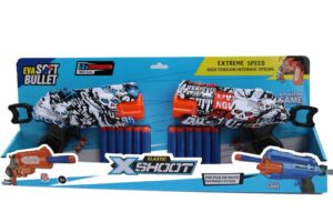 Pack 2 Pistolas Dardos Grafiti 12 Balas