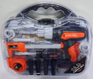 MALETIN HERRAMIENTAS CON TALADRO 19 PZ