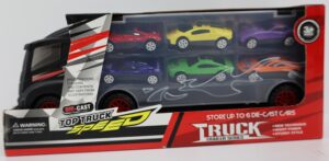 CAMION PORTACOCHES + 6 VEHICULOS